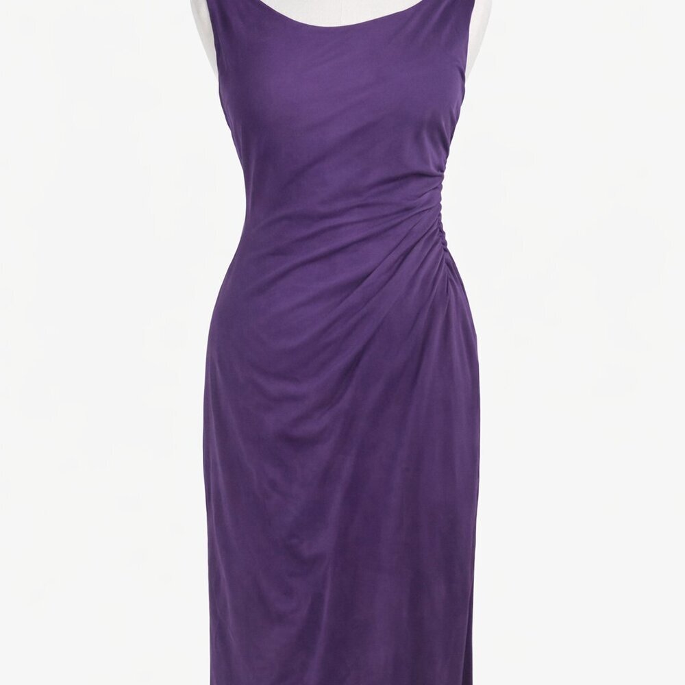 Ronni Nicole Vibrant Purple Sleeveless Dress
